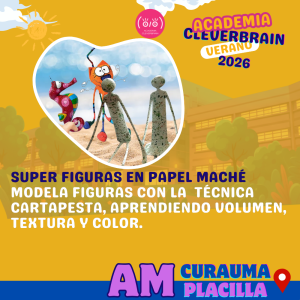 super figuras en papel maché