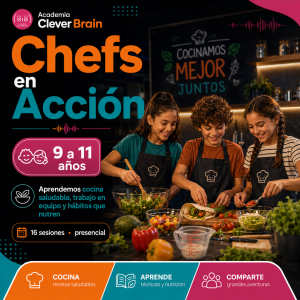 Chefs en Acción | Cocina saludable | 9 a 11 años