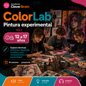 ColorLab: Estudio de Pintura Experimental | Técnicas mixtas | 12 a 17 años