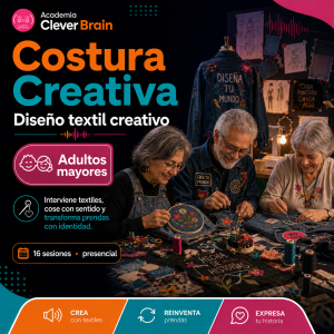 Costura Creativa | Taller textil para personas mayores | 60 años y más
