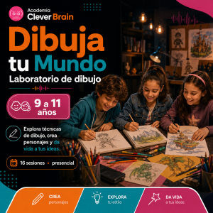 Dibuja tu Mundo | Taller de dibujo creativo 9 a 11 años