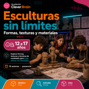 Escultura sin Límites: Formas, Texturas y Materiales| 12 a 17 años