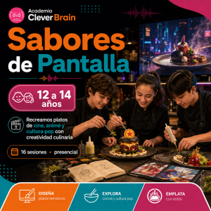 Sabores de Pantalla | Cocina de cine, series, videojuegos y anime | 12 a 14 años