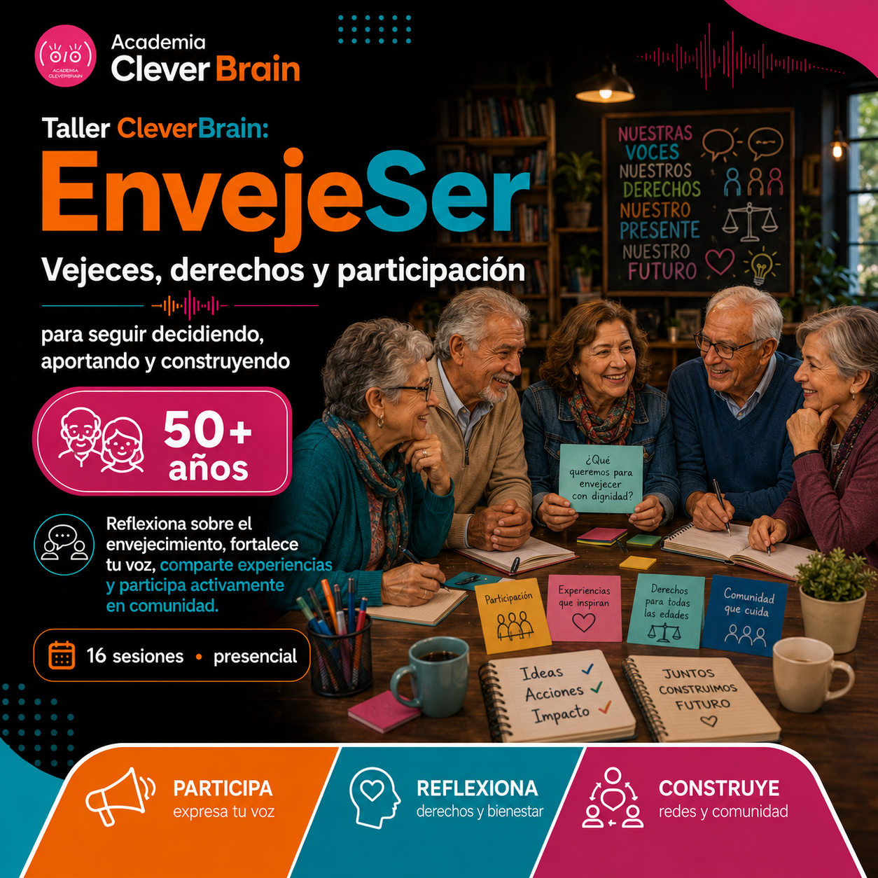 EnvejeSer | Vejeces, derechos y participación | 60+