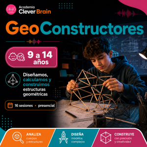GeoConstructores | Arquitectura y diseño geométrico | 9 a 14 años